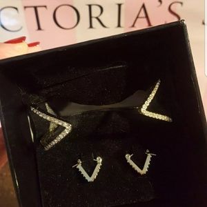Victoria's Secret earrings & bracelet